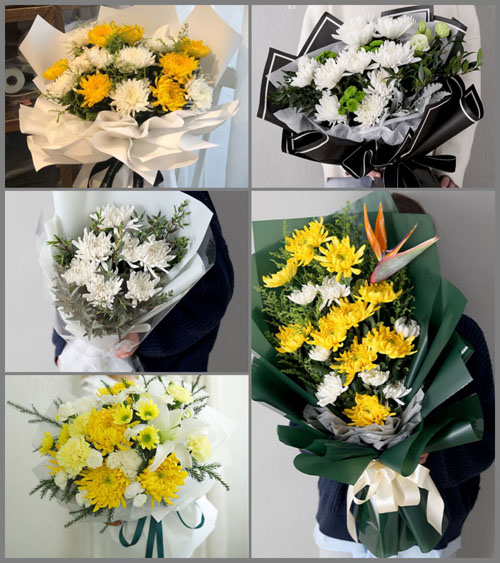 山东青岛即墨市环秀街道前南庄村白事花束代送